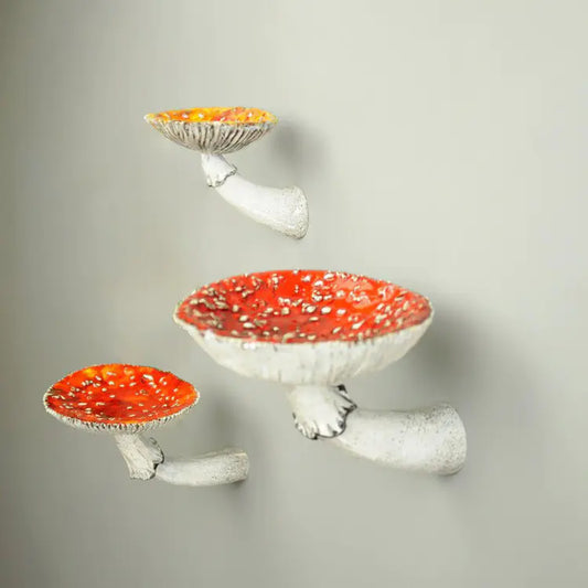 Mushroom Hanging Wall Shelf
